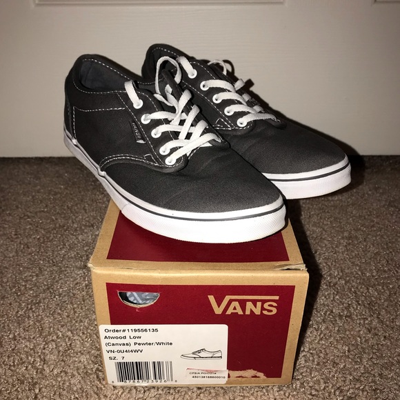 vans atwood pewter vans atwood pewter